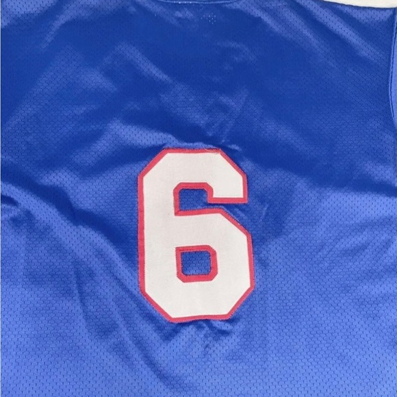 VTG Texas Rangers MVP Brand Blue Baseball Jersey Made In USA..See Measurements. - Picture 9 of 9